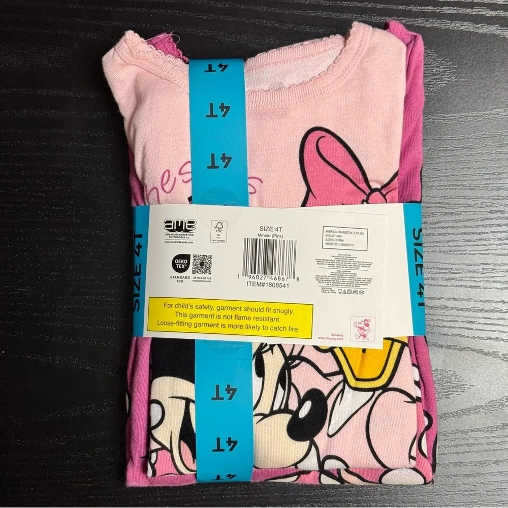 Minnie Mouse 4pc pajama set